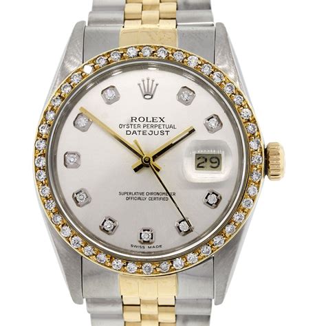 rolex 16013 case|Rolex datejust 16013 diamond bezel.